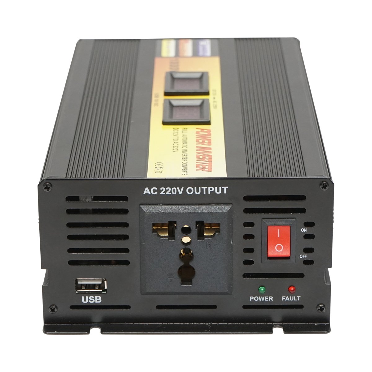 Invertor tensiune 12V-220V 1000W LCD cu USB Breckner Germany